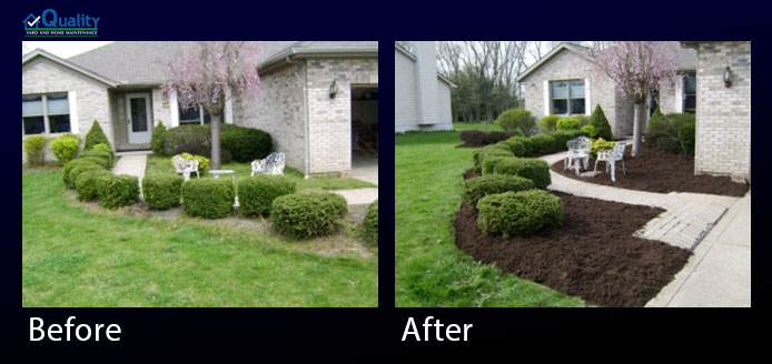 Before and After Photos of Quality Landscaping Services and Exterior