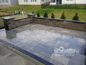 Hardscaping Project: Paver Patio, Sittings Walls, and Lighting