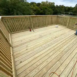 Wood Decks construction by Quality Yard & Home Maintenance