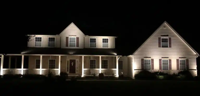 Landscaping lighting project