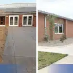 Before and After Landscaping Improvements - Etna Elementary