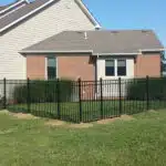 Metal Fence Installed