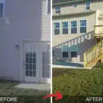 Before and After Deck Upgrade