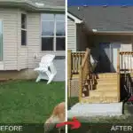 Before and After Deck Upgrade