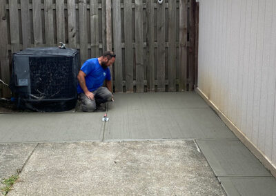 newly created patio in pataskala