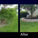 Before and After Retaining Wall