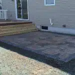 Paver Patio with Deck and Steps