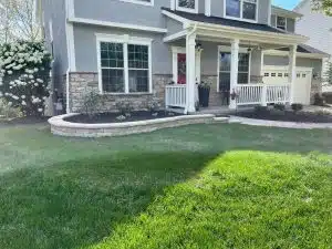 Lawn reseeding and lanscaping