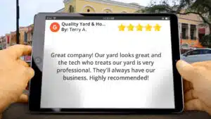 Another 5-star review for Quality Yard & Home Maintenance