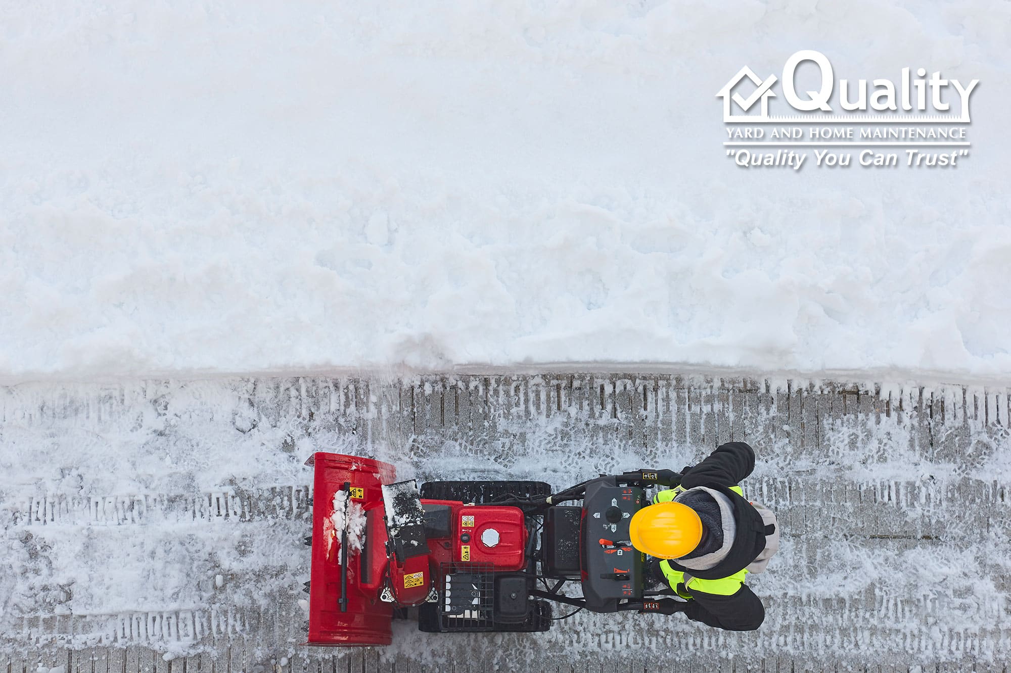 Snow blowing service, best in central ohio